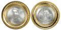 2016 Daniel Carr Denver Coin Club Overstrike on Bi-Metallic Token
