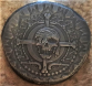 Daniel Carr 2015 Giant 4 oz. Silver Pirate Cob (Antiqued) obverse